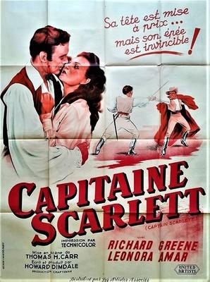 Captain Scarlett Wood Print