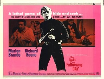 The Night of the Following Day poster
