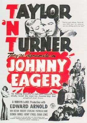 Johnny Eager Poster with Hanger