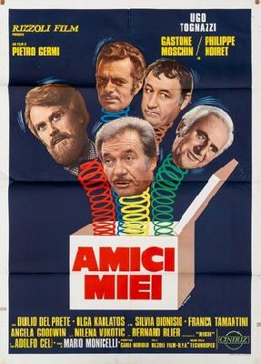 Amici miei Wooden Framed Poster