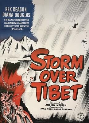 Storm Over Tibet Wooden Framed Poster