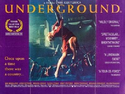 Underground Metal Framed Poster