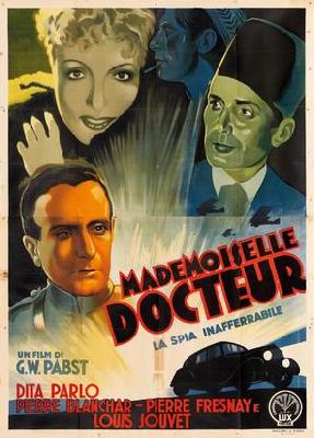 Mademoiselle Docteur Wooden Framed Poster