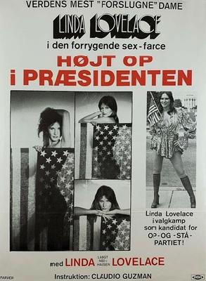 Linda Lovelace for President Wooden Framed Poster