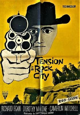 Tension at Table Rock Wooden Framed Poster