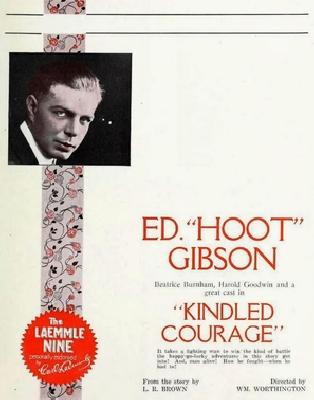 Kindled Courage Metal Framed Poster
