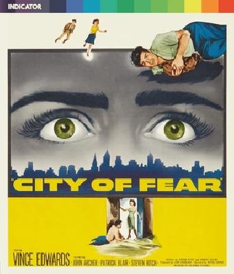 City of Fear Wooden Framed Poster