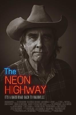 The Neon Highway Canvas Poster
