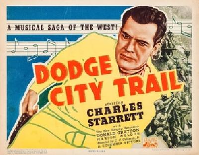 Dodge City Trail Wooden Framed Poster