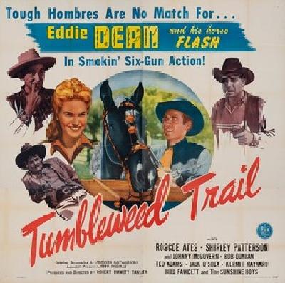 Tumbleweed Trail Wooden Framed Poster