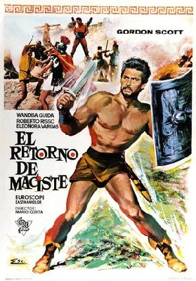 Il gladiatore di Roma Metal Framed Poster