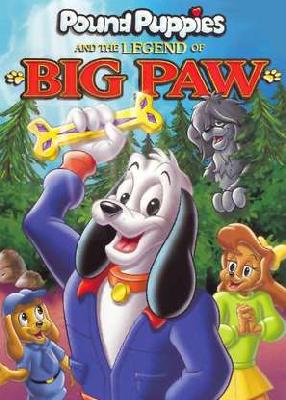 Pound Puppies and the Legend of Big Paw Wood Print