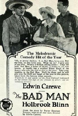 The Bad Man Canvas Poster