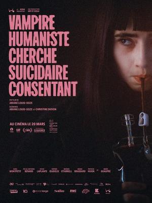 Vampire humaniste cherche suicidaire consentant Poster with Hanger