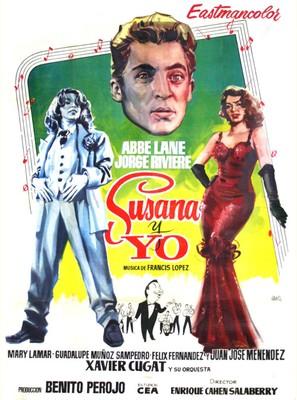 Susana y yo Metal Framed Poster