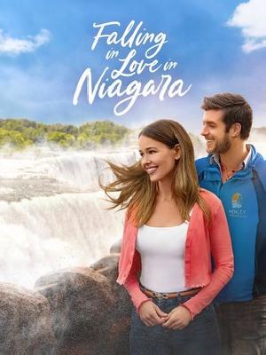 Falling in Love in Niagara Wooden Framed Poster