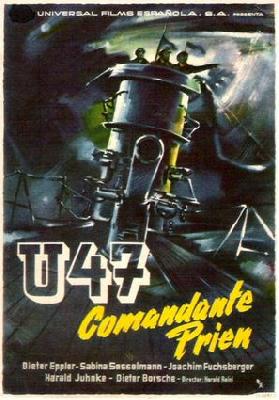 U47 - Kapitänleutnant Prien Wooden Framed Poster