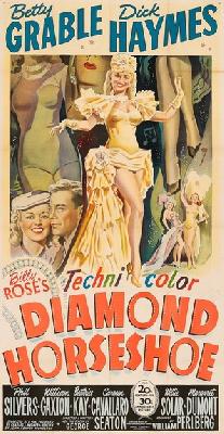 Diamond Horseshoe Metal Framed Poster