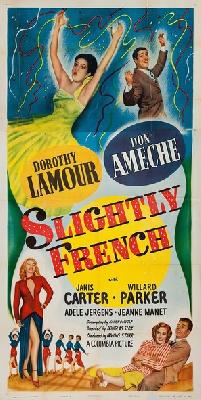 Slightly French Canvas Poster