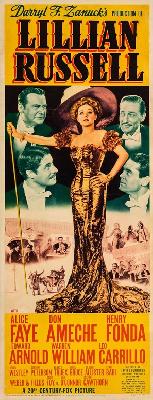 Lillian Russell Metal Framed Poster