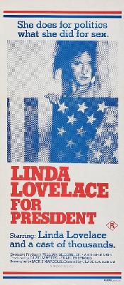 Linda Lovelace for President Poster with Hanger