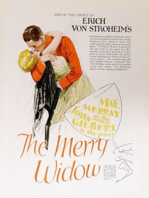 The Merry Widow pillow