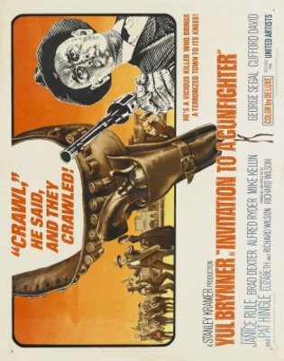 Invitation to a Gunfighter Wooden Framed Poster