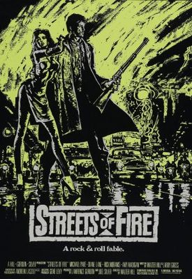 Streets of Fire Wooden Framed Poster