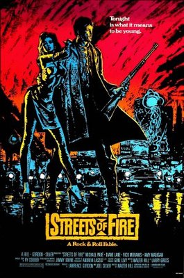 Streets of Fire Metal Framed Poster