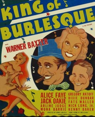 King of Burlesque Poster with Hanger