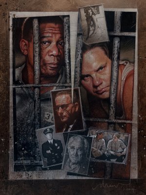 The Shawshank Redemption Poster with Hanger