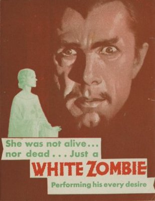 White Zombie Wooden Framed Poster