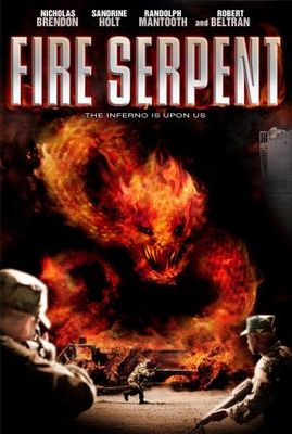 Fire Serpent Canvas Poster