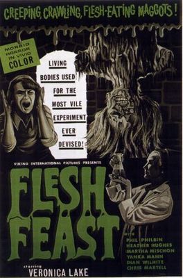 Flesh Feast Wooden Framed Poster