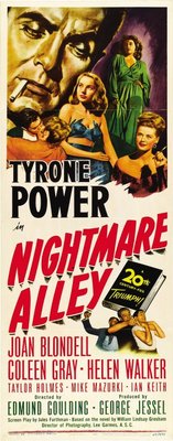 Nightmare Alley Poster with Hanger