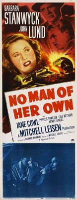 No Man of Her Own Wooden Framed Poster