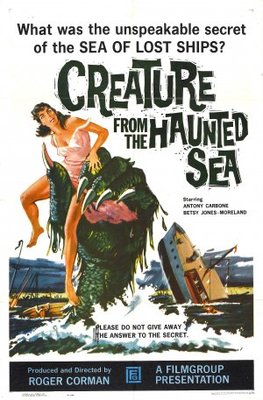 Creature from the Haunted Sea pillow