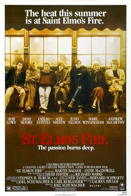 St. Elmo's Fire Wooden Framed Poster