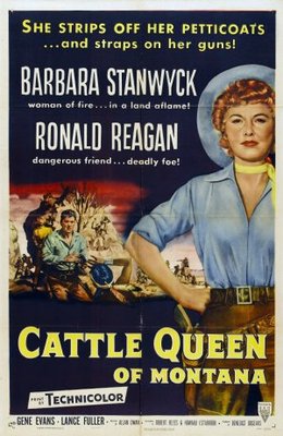 Cattle Queen of Montana Poster with Hanger