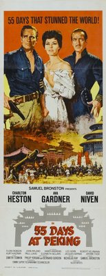 55 Days at Peking Wooden Framed Poster