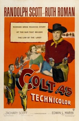 Colt .45 Wooden Framed Poster