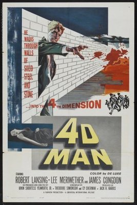 4D Man Metal Framed Poster