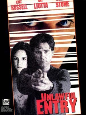 Unlawful Entry Wooden Framed Poster