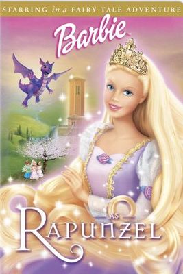 Barbie As Rapunzel Wood Print