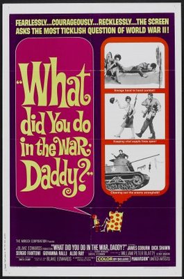 What Did You Do in the War, Daddy? Metal Framed Poster
