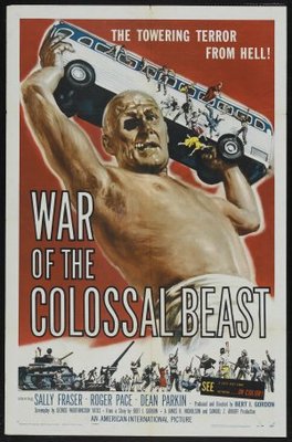 War of the Colossal Beast Wooden Framed Poster