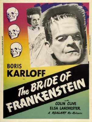 Bride of Frankenstein Wood Print