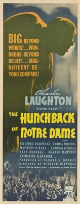 The Hunchback of Notre Dame Poster with Hanger
