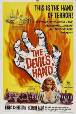 The Devil's Hand Wooden Framed Poster