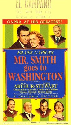 Mr. Smith Goes to Washington Wooden Framed Poster